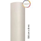 Ecce Mat Beyaz Yapışkanlı Folyo 100 cm x 8 Metre