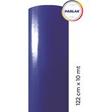 Ecce Parlak Lacivert Yapışkanlı Folyo 122 cm x 10 mt - 61 x 800 cm