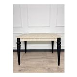 ECCES BB Mutfak Masası MDF Sabit 70X110 Yemek Masası Mermer Desen Traverten MDF Çalışma Masası Balkon Masası