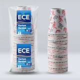 Ece 25 Adet 7 oz Karton Bardak