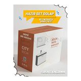 Ece Banyo Ece City 80 Banyo Dolabı Seti Beyaz