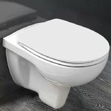 Ece Banyo Pp Klozet Kapak, Plastik Menteşe-Üstten Sıkma, Normal