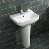 Ece Banyo Takım Lavabo Kare Form ve Tam Ayak