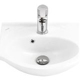 Ece Banyo Tek Parça 35 cm Delikli Lavabo Batarya
