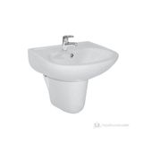 Ece Banyo Yarım Ayaklı Lavabo 51 cm ( Batarya Delikli )