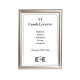 ECE FOTO 1 Adet Pvc Camlı A4 Çerçeve (GÜMÜŞ)