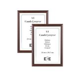ECE FOTO 2 Adet Pvc Camlı A4 Çerçeve