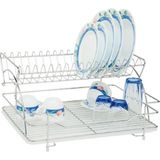 Ece Metal 40281 De Luxe İki Katlı Paslanmaz Krom Bulaşıklık