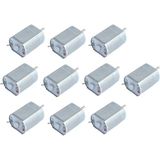 Ece Tamamen Metal Gövde 3V 12V DC 130 Motor 6mm Mil 10 Adet