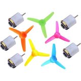 Ece Üç Kanat Pervane 5 Adet - 1.5-3V DC Motor 5 Adet Set