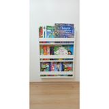 eceahşaptasarım Montessori Çocuk Odası Eğitici & Bebek Odası 3 Raflı Beyaz Kitaplık 90*62