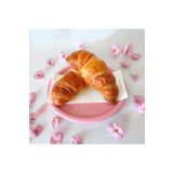 EceAksesuar Metal Tepsi Metal Tabak 6 Adet Yuvarlak Çay Ve Kahve Sunum Tepsisi Sunumluk Tabak 17 cm açık pembe 17 x 17