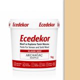 Ecedekor Ahşap Dolgu ve Tamir Macunu 1kg Kova (Akçaağaç) | Su bazlı. Hızlı kuruyan. Zıpparalanabilir ve cilalanabilir. Sağlığa zaralı olmayan materyaller içerir