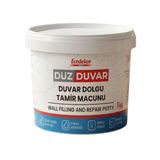 Ecedekor Düz Duvar - Dolgu ve Tamir Macunu, Su Bazlı, Solvent İçermez, Kokusuz, 1 kg