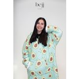ecemre beach towel Giyilebilir Tv Battaniyesi Dijital Baskı - Büyük Boy Sweatshirt & Hoodie & Panço &polar