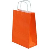 Ecen Plast Turuncu Çanta 25X12X31 ( 25 Adet ) ( Kağıt Poşet Çanta )