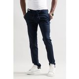 Ecer Slimfit Beli Lastikli Ve İplikli Çizgili Pamuklu Kışlık Kumaş Erkek Jogger Pantolon