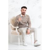 Ecer Slimfit Sıfır Yaka Ince Erkek Triko Kazak lacivert