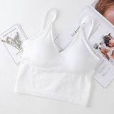Eces Design Kadın Ince Askılı Crop Atlet – Soft Dokulu Rahat Bralet Üst W1011 - Standart - Beyaz