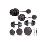 ECG Ecgspor HERO Serisi 68 KG Z BAR Dambıl Seti ve Fitness Ağırlık Seti
