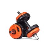 Ecgspor 11 Kg Grip Plate Dumbbell Set-(10Kg Plates +2Bar)