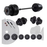 Ecgspor 25 kg Halter ve Dambıl Ağırlık Seti