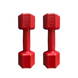 Ecgspor 2x1 kg Kırmızı Dambıl Seti