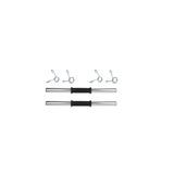 Ecgspor 2x40 cm Krom Dambıl Barı+ 4 Adet Çelik Sıkıştırma Yayı