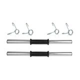 Ecgspor 2x40 cm Krom Dambıl Barı + 4 Adet Çelik Sıkıştırma