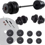 Ecgspor 35 kg Halter Dambıl Seti Fitness Seti Ağırlık Seti