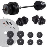 Ecgspor 35 kg Halter Seti ve Dambıl Seti Ağırlık Fitness Seti