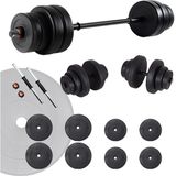 Ecgspor 35 kg Vinyl Halter Dambıl Seti Fitness Seti Ağırlık Seti