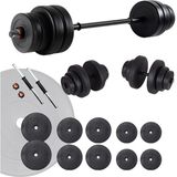 Ecgspor 55 kg Vinyl Halter Dambıl Seti Fitness Seti Ağırlık Seti