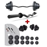 Ecgspor 75 Kg Z Bar Dambıl Seti ve Fitness Ağırlık Seti