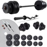 Ecgspor 98 kg Halter ve Dambıl Ağırlık Seti