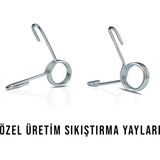 Ecgspor Çelik Plaka Sıkıştırma Yayı 2 Adet Ergonomik Yapı ile Ağırlık Setleri için Kullanım