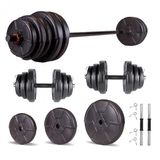 Ecgspor Hero Serisi 75 kg Dambıl Seti ve Halter Seti Ağırlık Fitness Seti