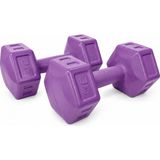 Ecgspor Spor 3 Kg Mor Dambıl Seti 3 Kg X 2 Adet Toplam 6 Kg Ağırlık Seti - 2 kg x 2 Adet