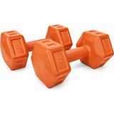 Ecgspor Spor 3 Kg Turuncu Dambıl Seti 3 Kg X 2 Adet Toplam 6 Kg Ağırlık Seti