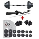 Ecgspor Z Bar 85 kg Dambıl Seti Ve Fitness Ağırlık Seti