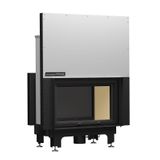Echa Tech Asansörlü Tünel Double Face Çelik Şömine Haznesi 80 x 51