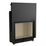 Echa Tech Düz 100x80 Asansörlü Çelik Şömine Haznesi