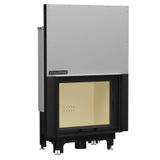 Echa Tech Düz 80x55 Asansörlü Çelik Şömine Haznesi