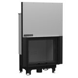 Echa Tech Düz 80x55 D Asansörlü Çelik Şömine Haznesi
