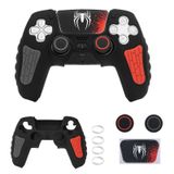 ECHZOVE Playstation 5 Denetleyici Kapak Kılıfı, PS5 Dual Sense Controller için Kaymaz Silikon Kapak Kapağı, Başparmak Kavrama Kapakları, Joystick Koruyucular ve Kapak Sarma Çıkartması - Siyah