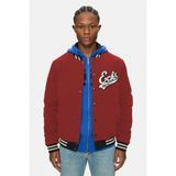 Ecko Unltd. Crocker Kırmızı Baskılı Nakışlı Loose Fit Erkek Kolej Mont - 3XL