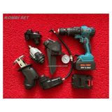 Ecl Pro Akülü Set Matkap Mini Kompresör Taşlama Akülü Testere 25PCS 6/1