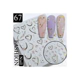 ECLAT YAPIŞKANLI TIRNAK STİCKER(ÇİÇEK,ŞERİT,KELEBEK,HARF)