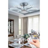 Eclipse Model 6 "lı Gümüş 3 Renk Modu Ledli Modern Tavana Sıfır Salon Mutfak Yatak Odası LED Avize - Altın