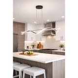 Eclipse Modern Tasarım Ledli Cafe - Mutfak - Salon 2 Li Led Avize (GRİ)